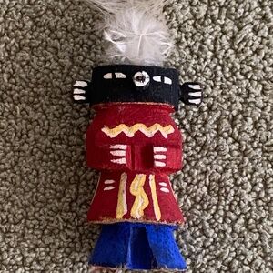 Vintage Small Kachina Doll Handcarved Native American - Katsinam, ? Signed